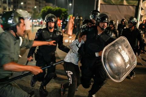گسترش خشونت‌آميز اعتراضات ضد دولتي در مراکش